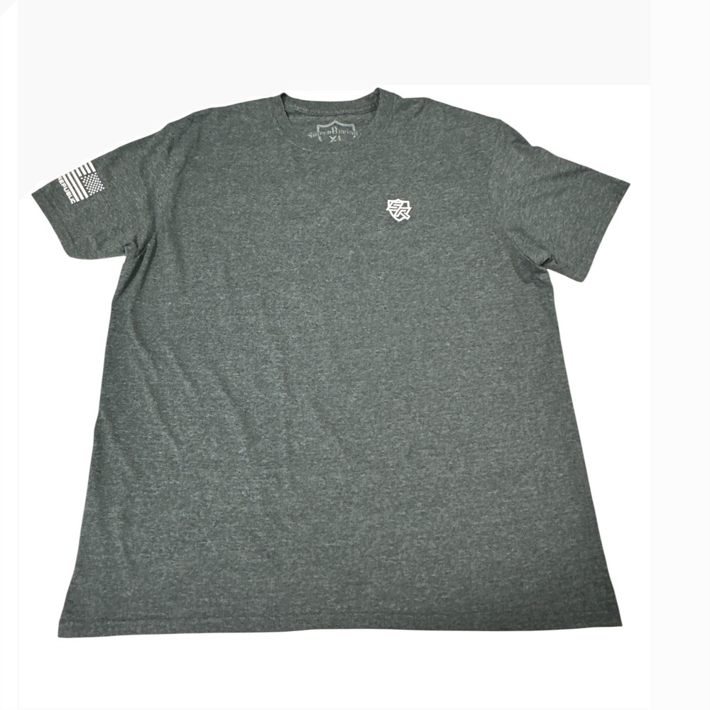 Shield Republic Mens XL Gray Graphic Tee Shirt